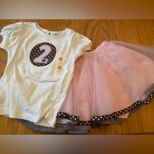 New with tags Gymboree Birthday Girl 2 Size 3t